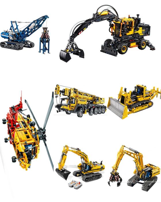 Lego Technic ( оригинальное) собраны