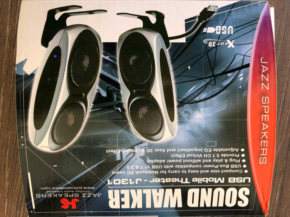 Colunas USB para computador