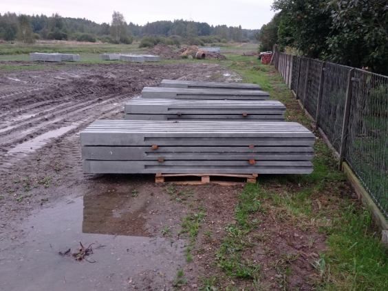 Ogrodzenie betonowe Płot na 4 płyty Garaż wiata