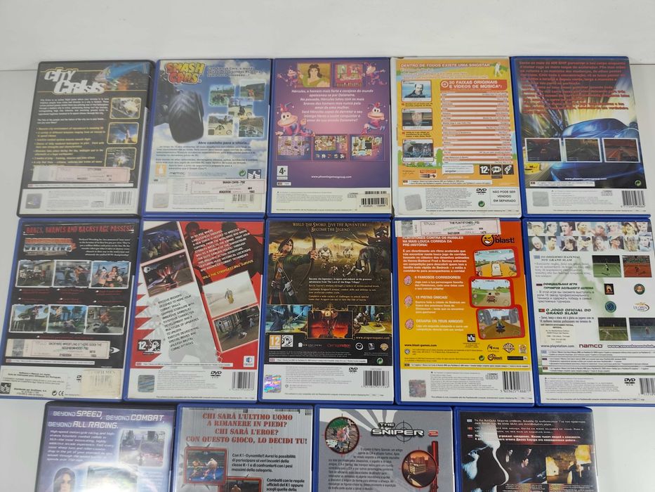 Lote Jogos Playstation 2 PS2