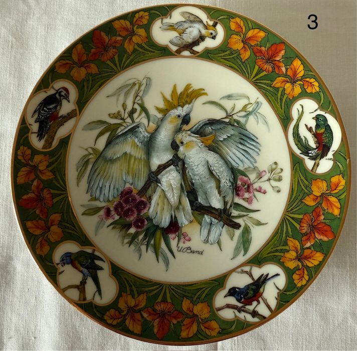 Вінтажні настінні панно тарілки Ursula Band