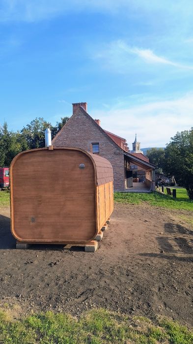 Sauna QUADRO 3,35m Przedsionek taras