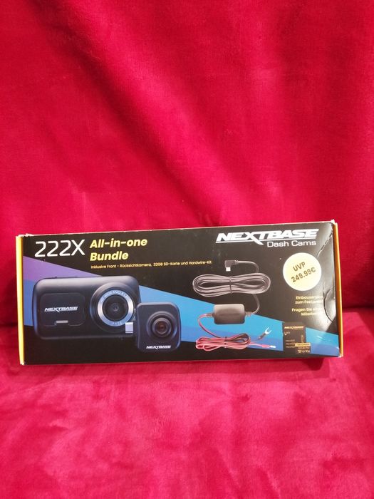 Kamera samochodowa NEXTBASE Dash Cams 222X + tylna