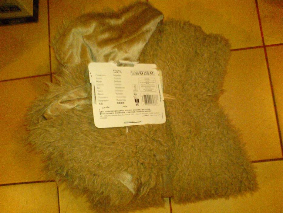 KOC MISIEK WŁOCHATY WELUR 240x220 cm NOWY nieużywany opakowanie metka