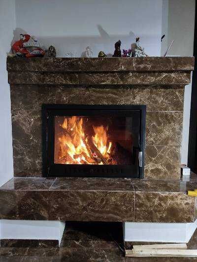 Дверца для камина со стеклом под заказ дверка в печь - камин, каминная