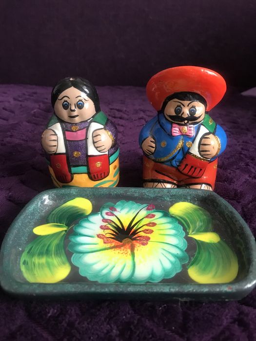 Керамика ,ручная роспись ,сувенир ,Мексика.