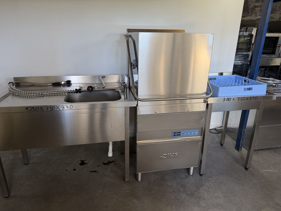 Maquina de lavar industrial mais linha de lavagem