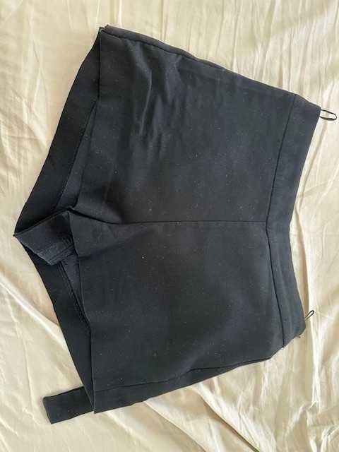 Calção-saia preto Zara