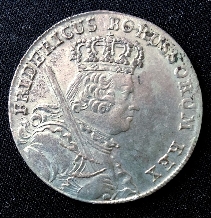 Ort (18 groszy) 1756 Fryderyk II Wielki B Wrocław