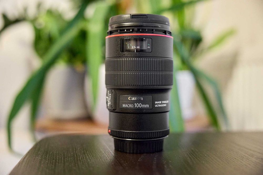 Obiektyw makro Canon EF 100 mm f/2.8L IS Macro - stan bdb!