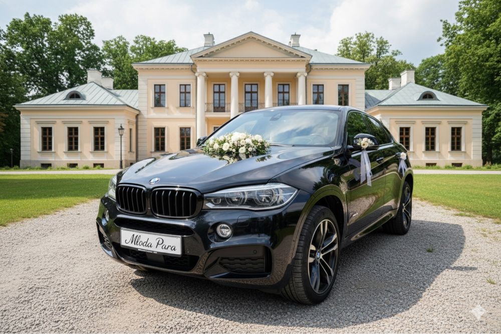 BMW X6 do ślubu.