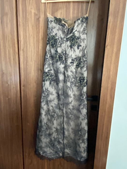 Vestido comprido preto