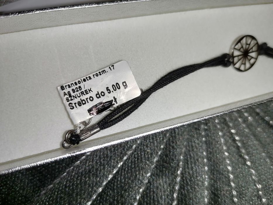 Srebrna bransoletka