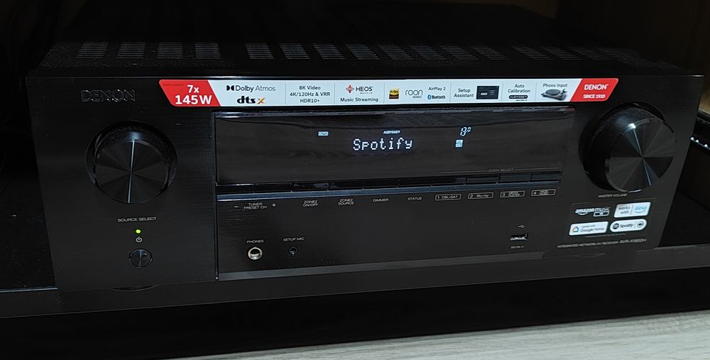 Denon AVR-X1800H Amplituner kina domowego.