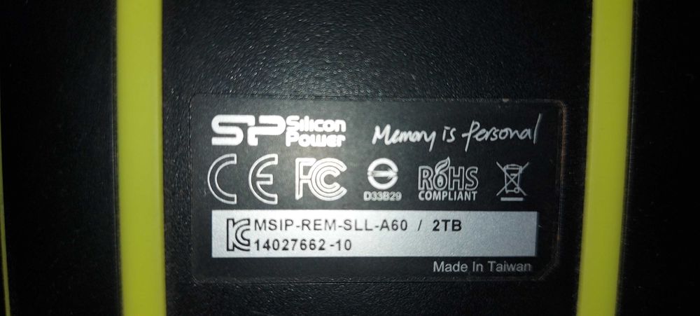 Внешний жесткий диск Silicon Power Armor A60 объемом 2 ТБ