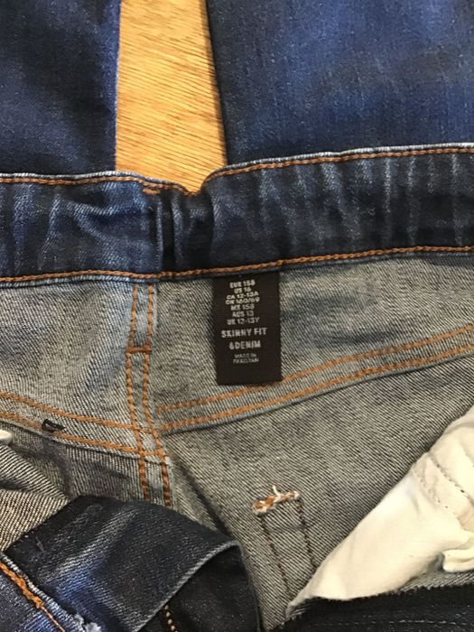 Jeans Kid Calça Ganga EUR 158 cm Denim Skinny fit UK 12-13 anos