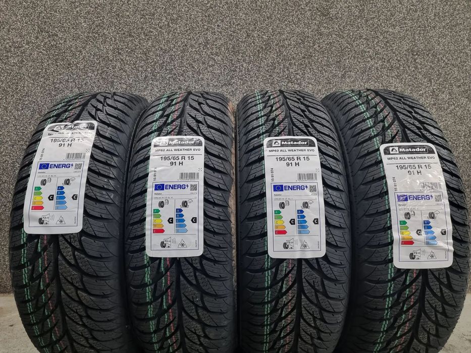 Opony Całoroczne Matador All Weather EVO 195/65/15 91H 4szt. Nowe!