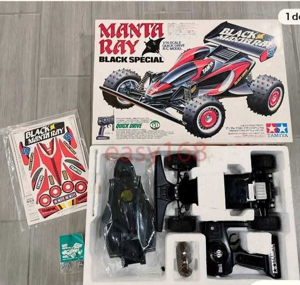 Novo TAMIYA 1/14 RC Manta Ray VINTAGE RARO 1992 QD Quick Drive