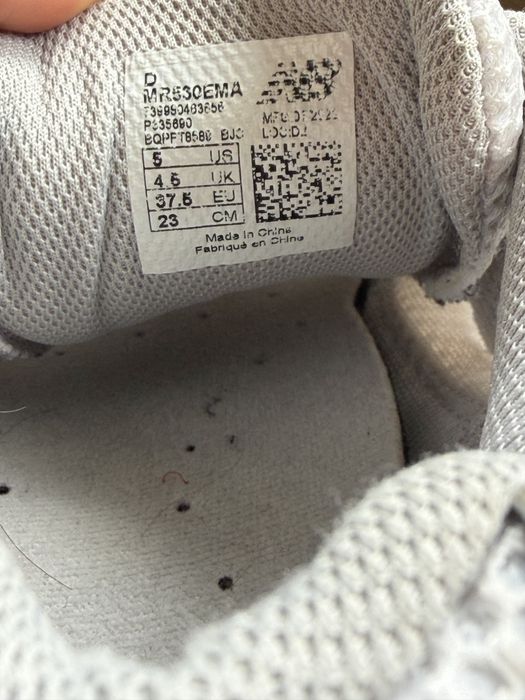 Оригінальні кросівки New Balance 530 White / 37,5