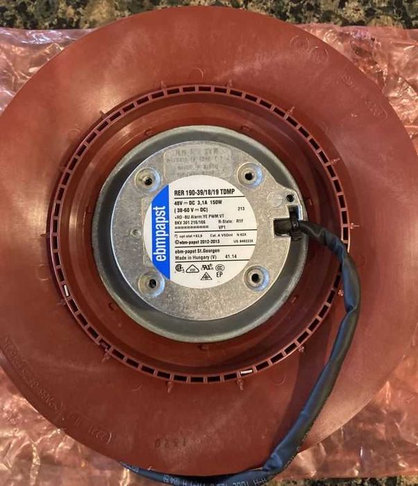 Продам вентилятор Ebmpapst RER190-39/18/19TDMP-213 150W DC48V