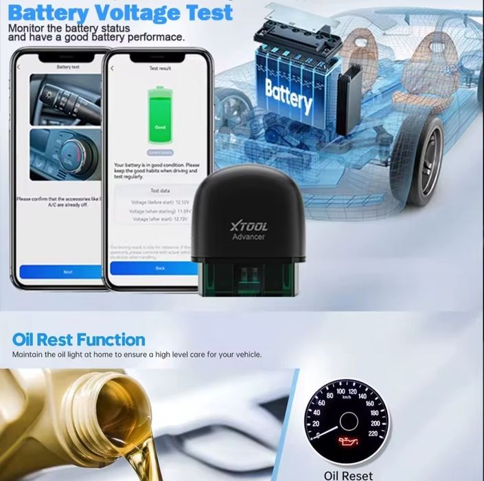 XTOOL Advancer AD20Pго Інструменти діагностики всіх систем  OBD