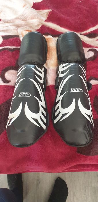 Набір броні, захист, щитки на ноги для муай-тай, кікбокс