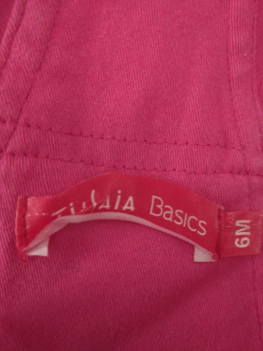 Saia jardineira tamanho 6 meses