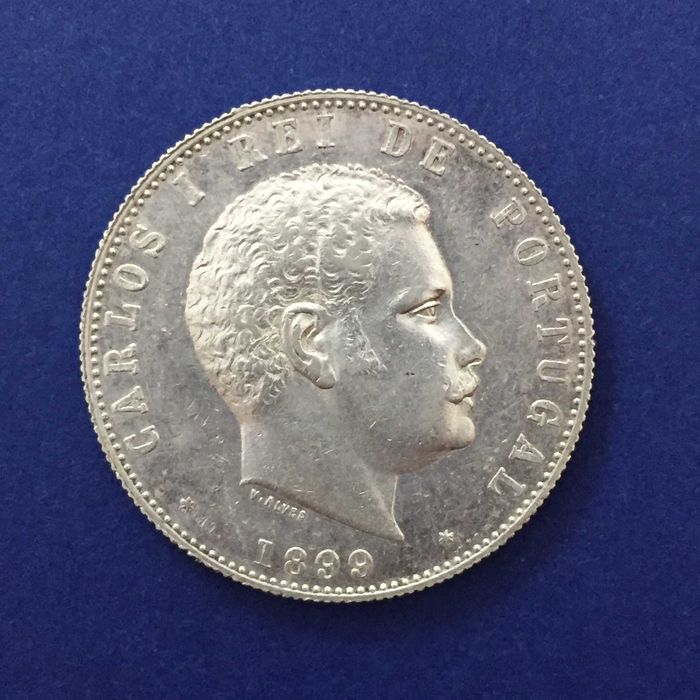 1000 Réis 1899 - D. Carlos I - prata