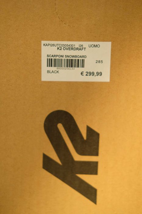 Nowe Buty Snowboardowe K2 OVERDRAFT 10.5/44 - TOP 3 Freestyle 25/26