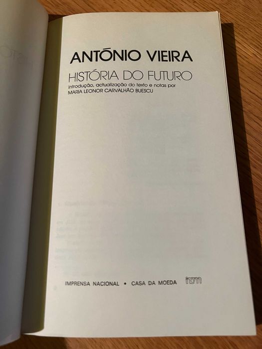 HISTÓRIA DO FUTURO      António Vieira
