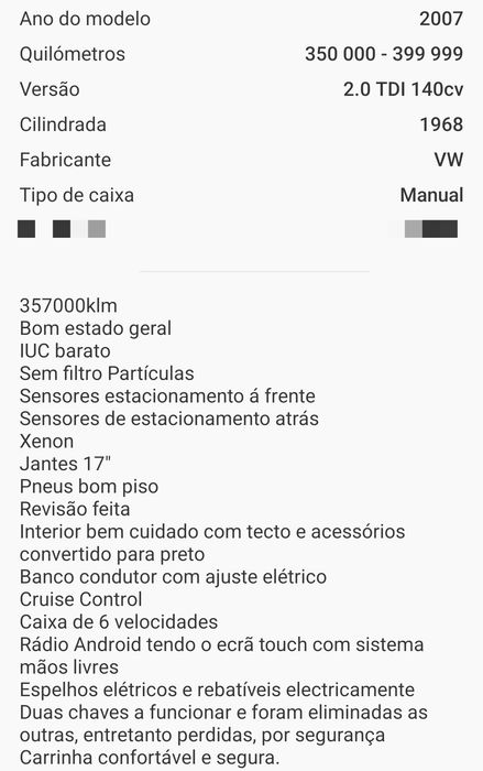 Passat 2.0tdi 2007 nacional