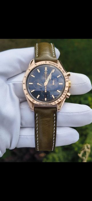 Omega Broad Arrow Rose Gold 42 mm