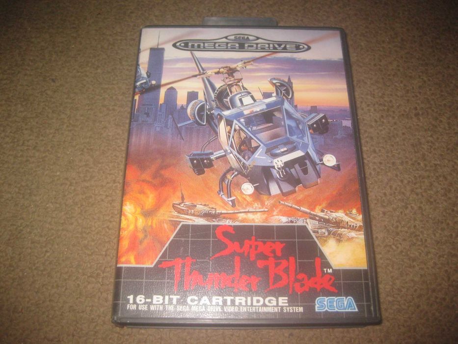 Jogo "Super Thunder Blade" para Sega Mega Drive