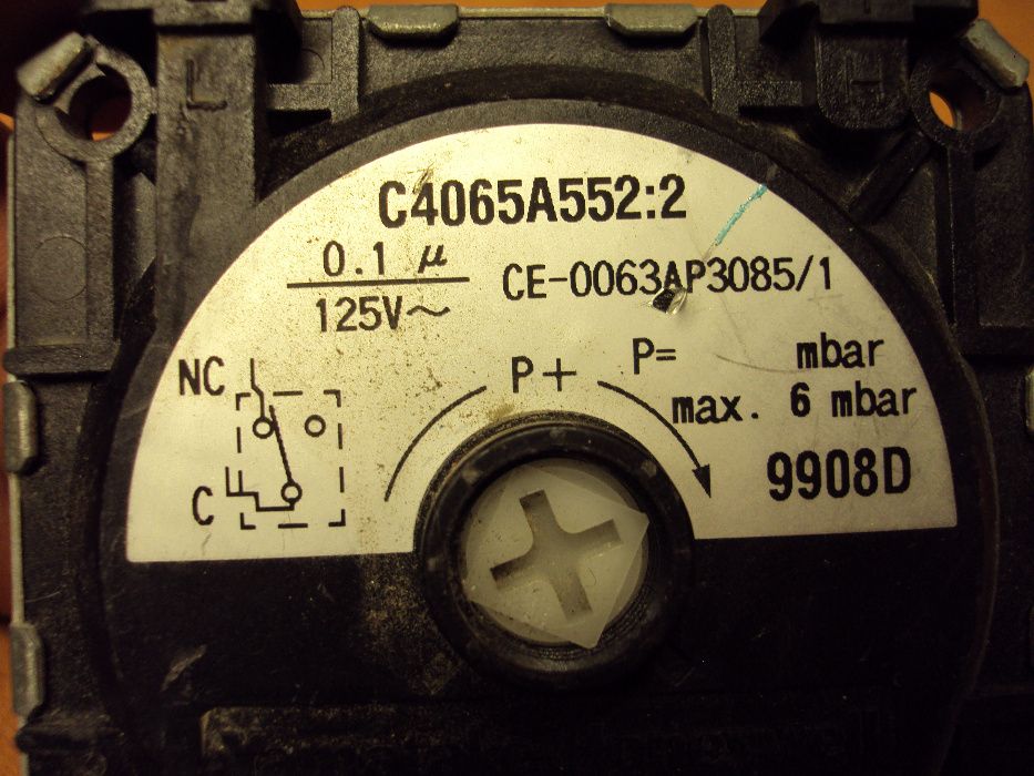 Właczniki pneumatyczne DUNGS Presostat