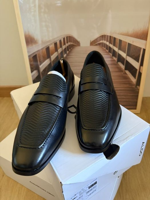 Mocassins de couro Aalto - Preto