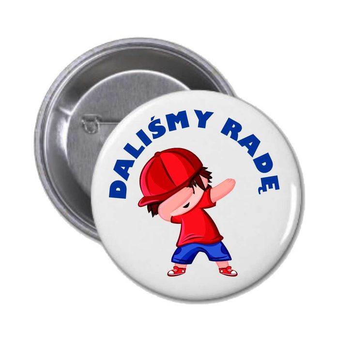 Przypinki buttony znaczki z nadrukiem drukarnia Ciechanów