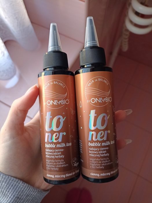 Zestaw 2 tonerów onlybio w odcieniu mlecznej herbaty (bubble milk tea)