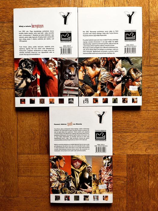 Y ostatni mężczyzna na ziemi komiksy