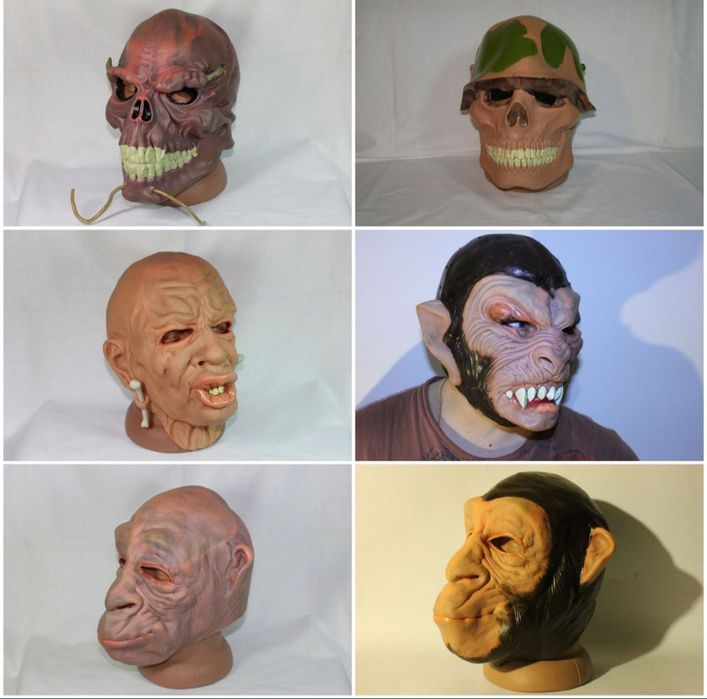 Маска Козак Фантомас Шрек Фиона Бетмен Джокер Обезьяна НЛО Кобра Крик