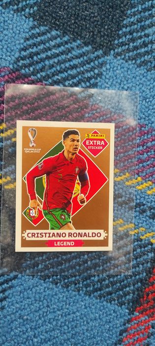 Cromo extra bronze Cristiano Ronaldo Mundial 2022