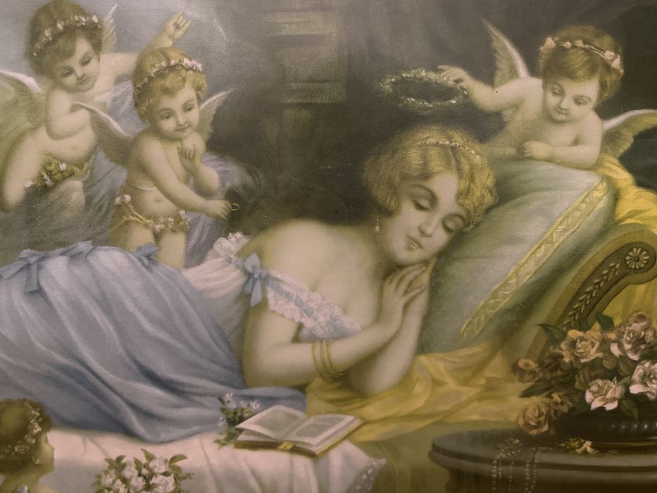 Zabytkowy obraz Noc przedślubna