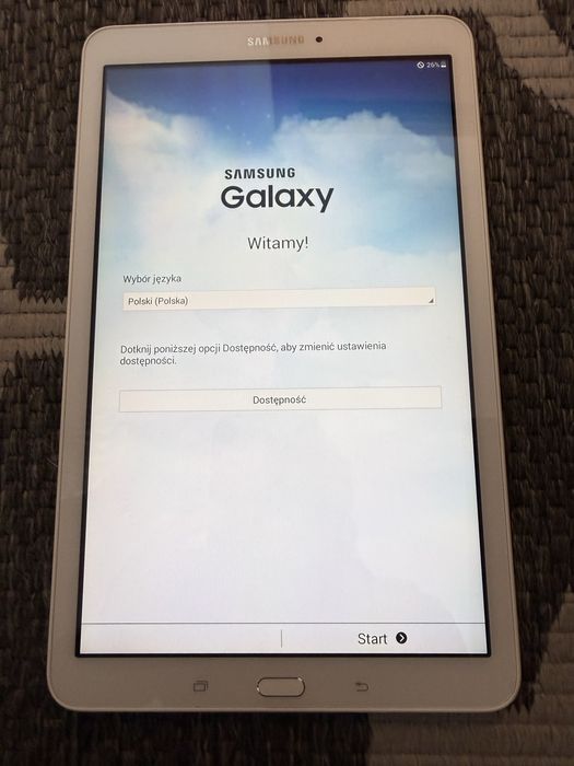 TABLET Samsung SM-T561 , biały sprawny