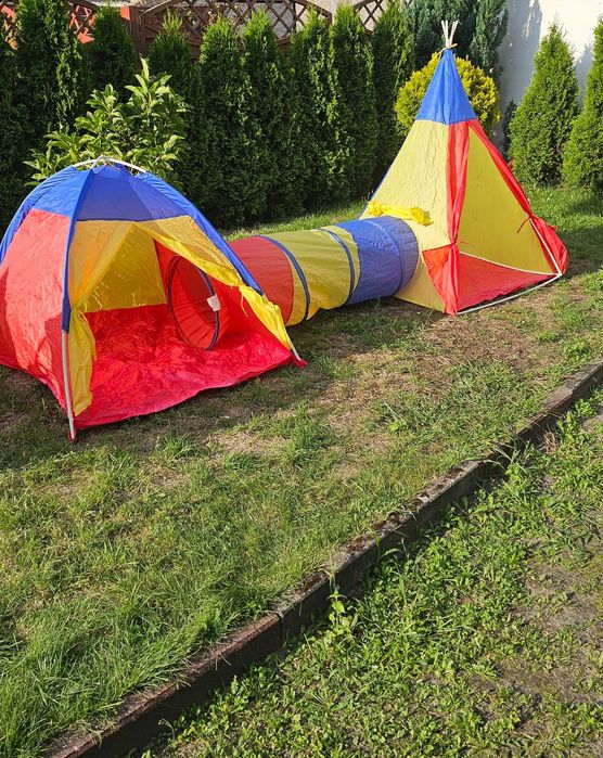 Zestaw komplet namiot,wigwam, tunel, kulki.