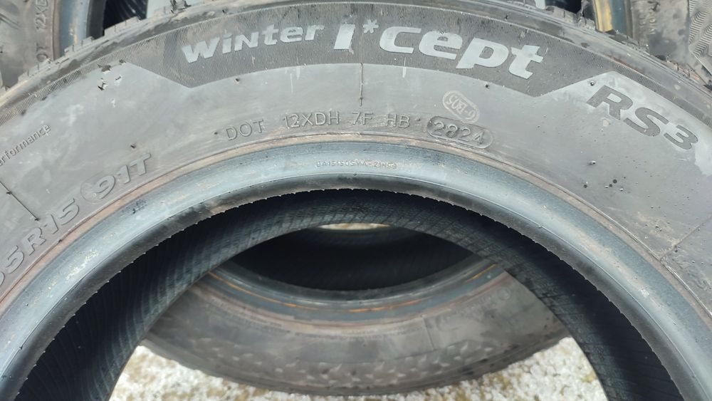 Автошини,колеса 195.65.155,Hankooк,24р.в 8.5мм,зима