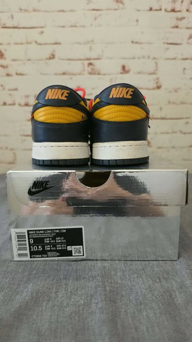 Nike Dunk Low Off-White University Gold