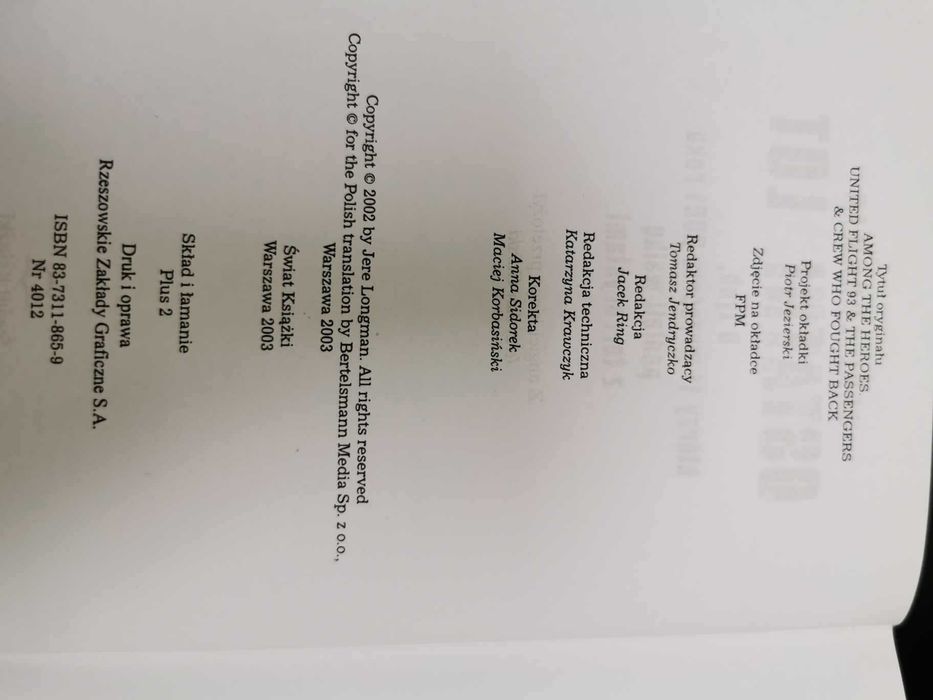 Ostatni lot - Jere Longman