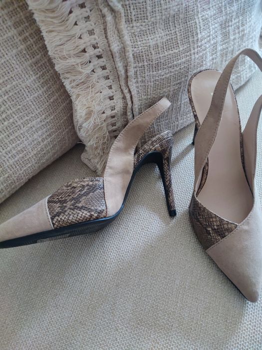 Skórzane szpilki Mohito rozmiar 37