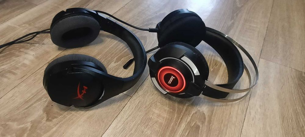 Гарнітура ігрова Навушники HyperX Cloud Stinger HX-HSCS-BK, Hoco ESD06