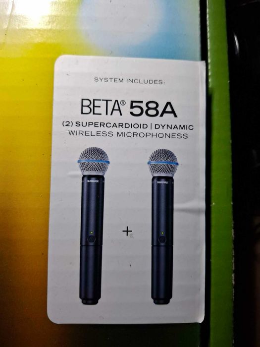Zestaw mikrofonów bezprzewodowych Shure Beta 58A
