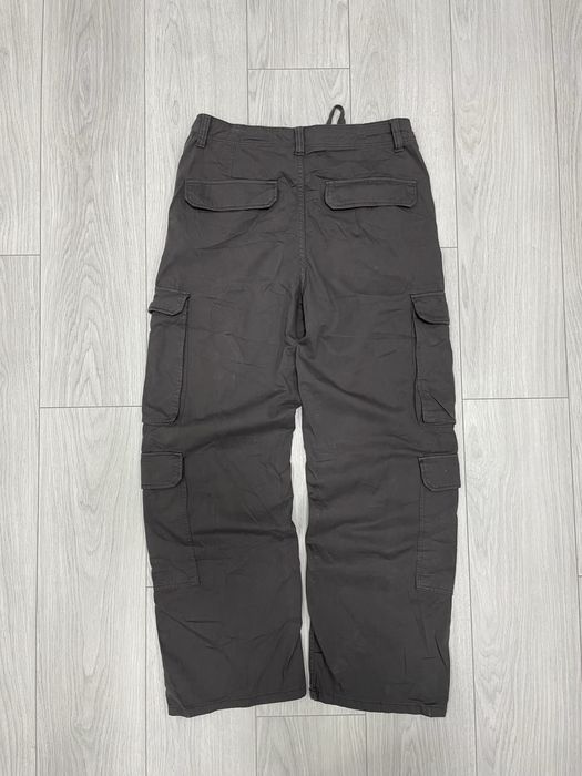 Карго штани Bershka широкі cargo штаны baggy avant garde military